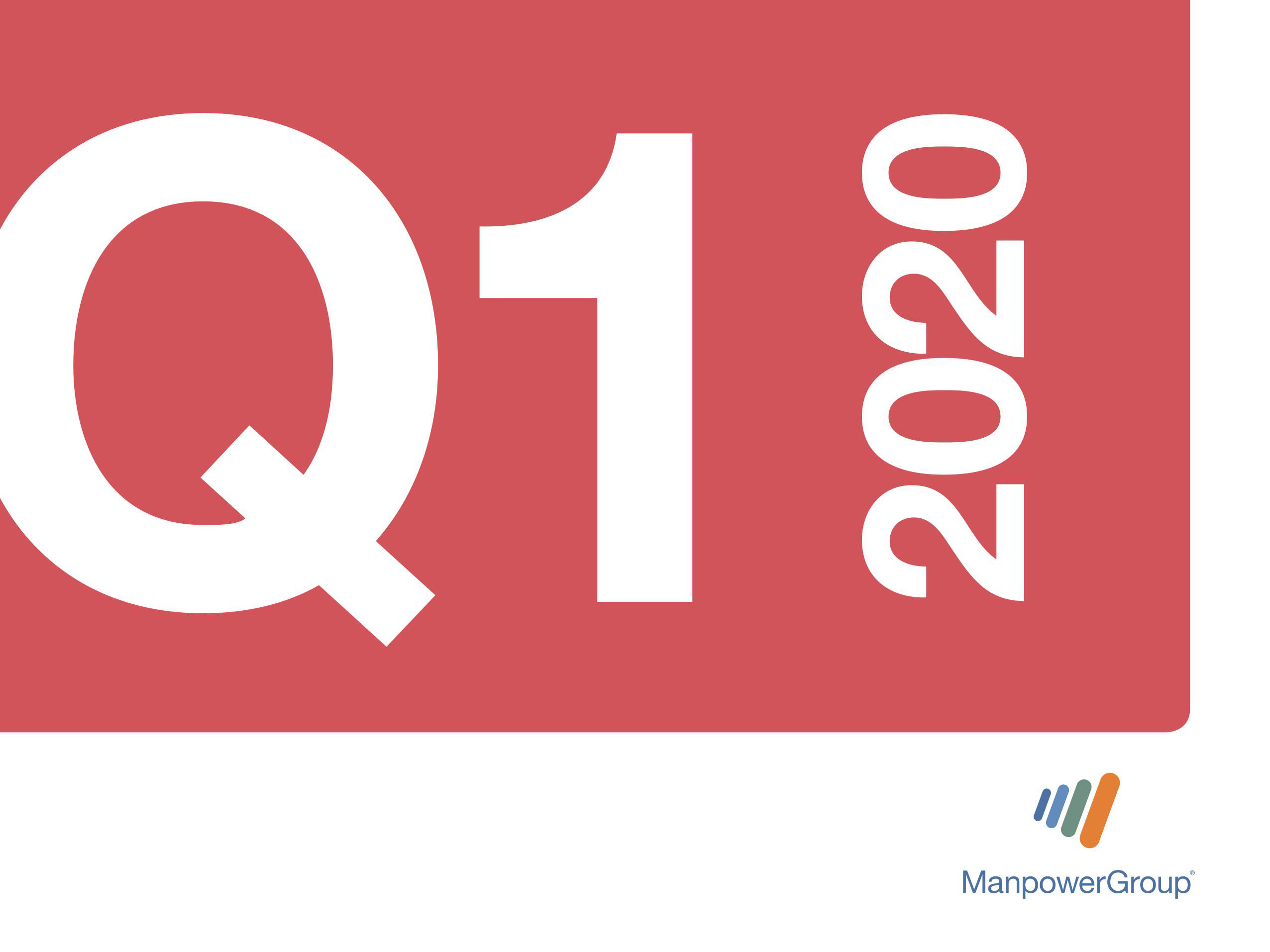 Q120 ManpowerGroup Employment Outlook Survey
